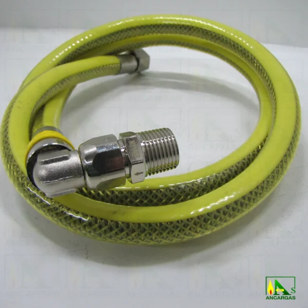 Tubo flexible metálico giratorio - Imagen Web de Ancargas ©
