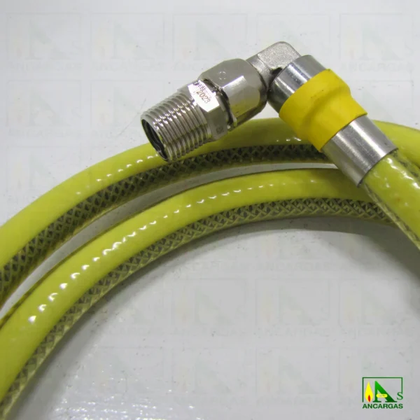 Tubo flexible metálico giratorio - Imagen Web de Ancargas ©