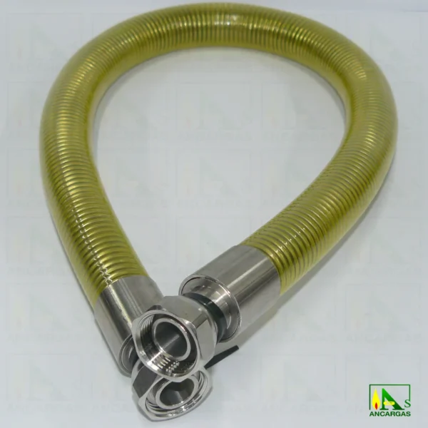 Tubo flexible inox. industrial para GN o GLP - Imagen Web de Ancargas ©