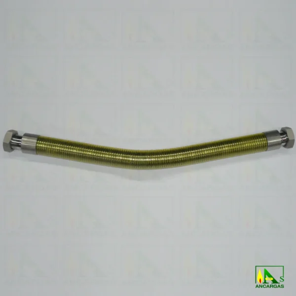 Tubo flexible inox. industrial para GN o GLP - Imagen Web de Ancargas ©