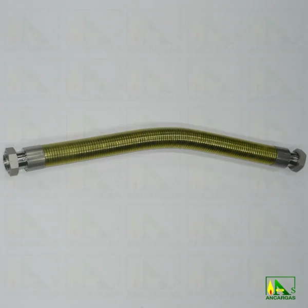Tubo flexible inox. industrial para GN o GLP - Imagen Web de Ancargas ©