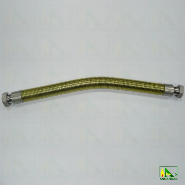 Tubo flexible inox. industrial para GN o GLP - Imagen Web de Ancargas ©