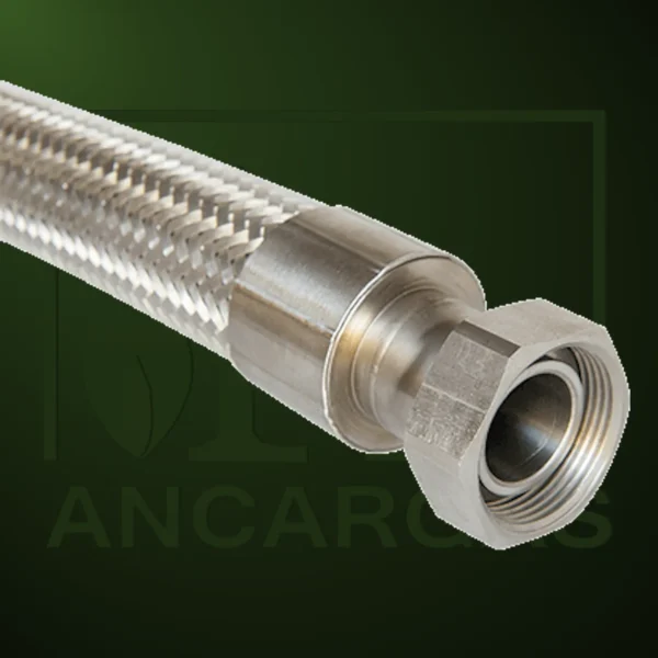 Tubo metálico INOX reforzado PVC 20 bar sin aislamiento - Imagen Web de Ancargas ©