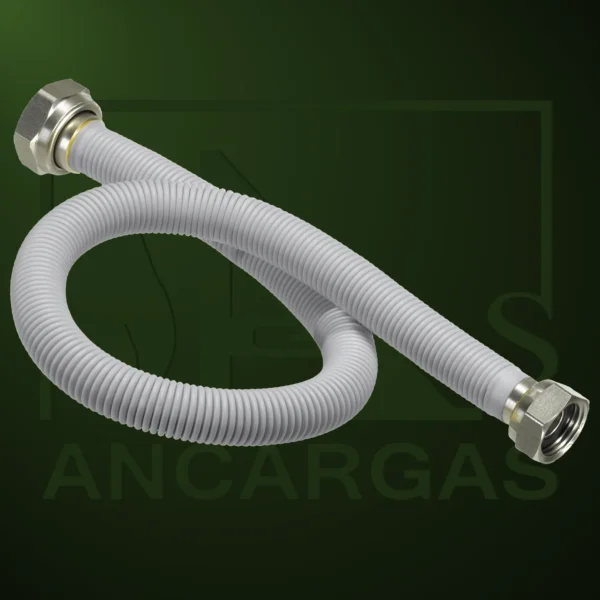 Tubo flexible inox. industrial extensible para GN o GLP - Imagen Web de Ancargas ©