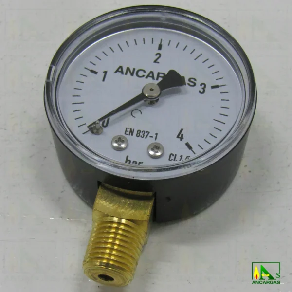 Manómetro seco vertical Ø50 - Imagen Web de Ancargas ©