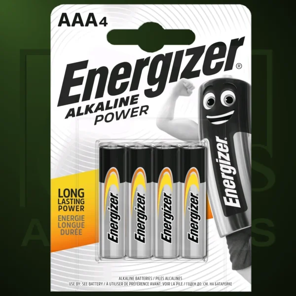 Pila Energizer - Alcalina Classic AAA LR03 x 4 - Imagen Web de Ancargas ©