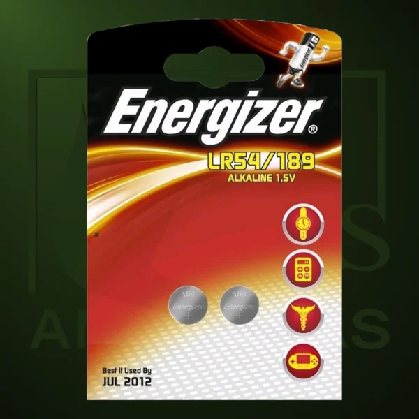 Pila Energizer - Pila de Mando de Botón LR54-189 x 2 - Imagen Web de Ancargas ©
