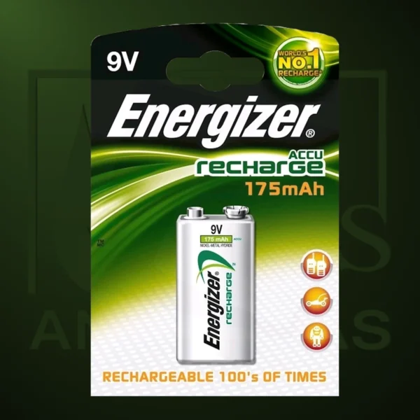 Pila Energizer - Power Plus Recargable HR22 175MAH 9V x 1 - Imagen Web de Ancargas ©