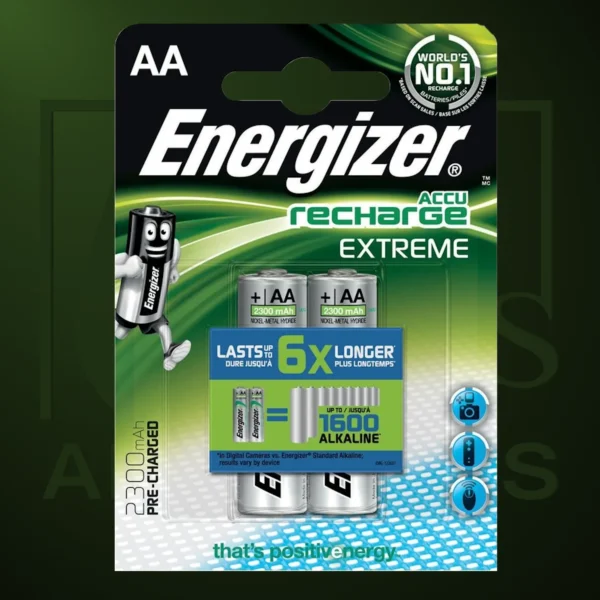 Pila Energizer - Extreme Recargable HR6 2300MAH AA x 2 - Imagen Web de Ancargas ©