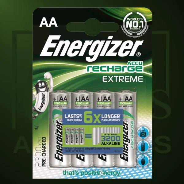 Pila Energizer - Extreme Recargable HR6 2300MAH AA x 4 - Imagen Web de Ancargas ©