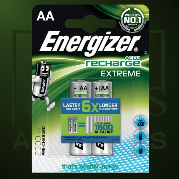 Pila Energizer - Extreme Recargable HR03 800MAH AAA x 2 - Imagen Web de Ancargas ©