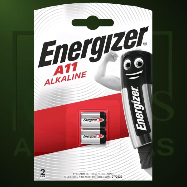 Pila Energizer - Pila de Mando Alcalina E11A 6V x 2 - Imagen Web de Ancargas ©