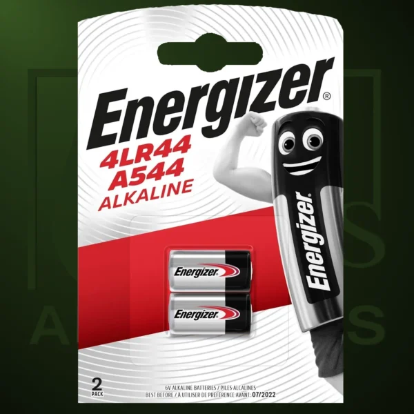 Pila Energizer - Pila de Mando Alcalina A544 - 4LR44 6V x 2 - Imagen Web de Ancargas ©