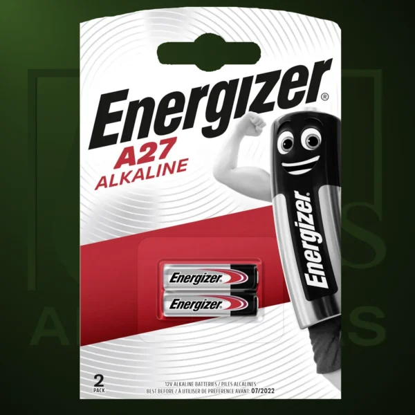 Pila Energizer - Pila de Mando Alcalina MN27 E27A 12V x 2 - Imagen Web de Ancargas ©