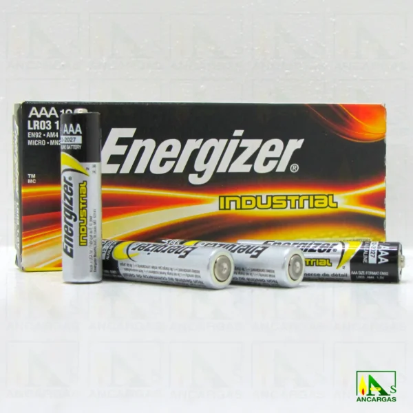Pila Energizer Industrial AAA LR03 x 10 - Imagen Web de Ancargas ©