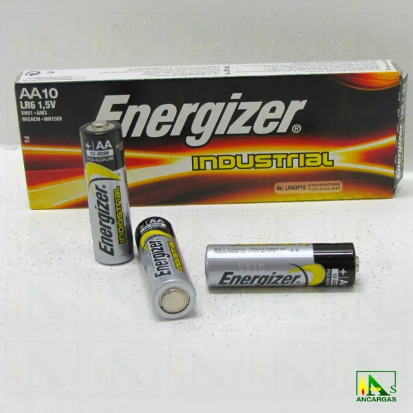 Pila Energizer Industrial AA LR06 x 10 - Imagen Web de Ancargas ©