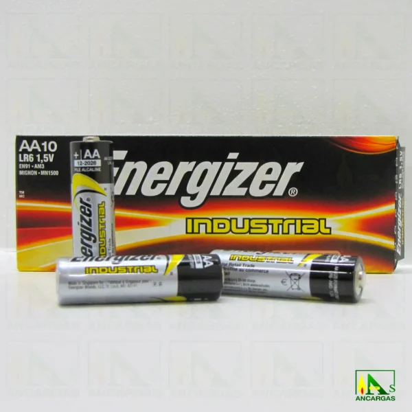 Pila Energizer Industrial AA LR06 x 10 - Imagen Web de Ancargas ©