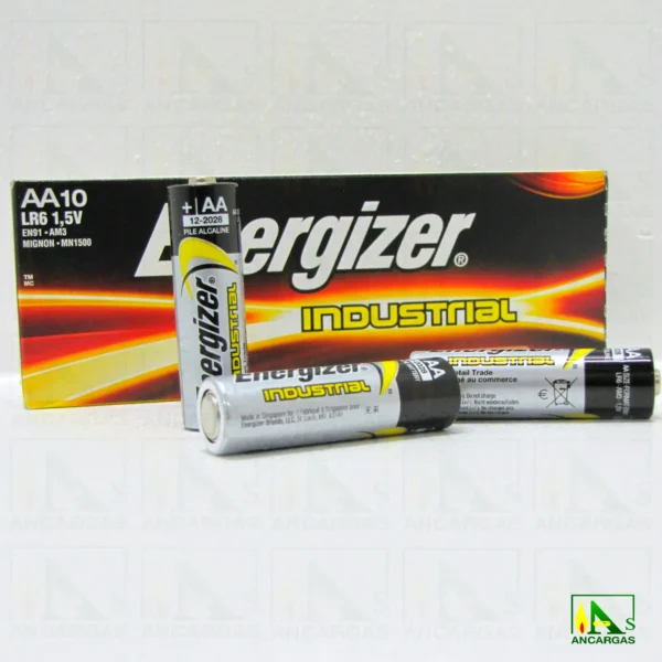 Pila Energizer Industrial AA LR06 x 10 - Imagen Web de Ancargas ©