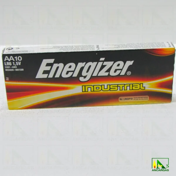 Pila Energizer Industrial AA LR06 x 10 - Imagen Web de Ancargas ©