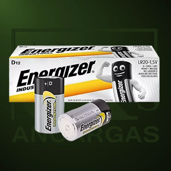Pila Energizer Industrial LR20 x 1- Imagen Web de Ancargas ©