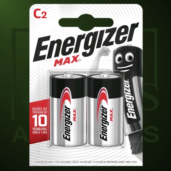 Pila Energizer - Alcalina Max Ultra C LR14 x 2 - Imagen Web de Ancargas ©