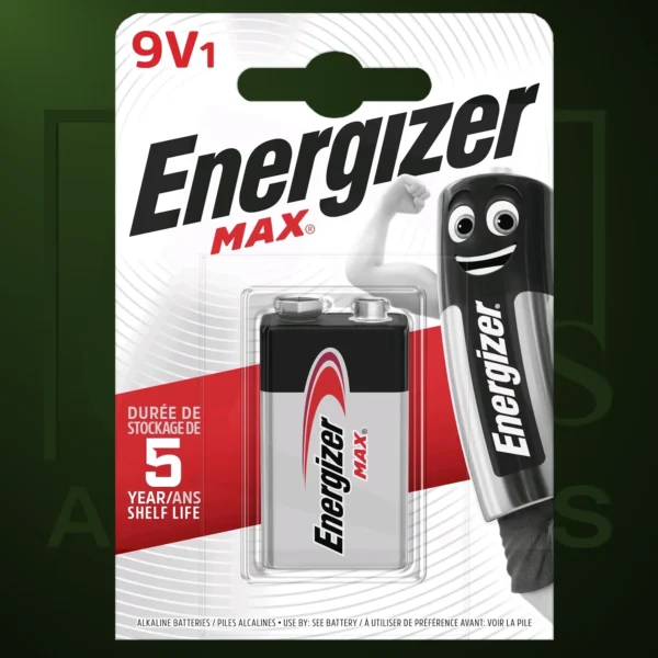 Pila Energizer - Alcalina Max Ultra 9V 6LR61 x 1 - Imagen Web de Ancargas ©