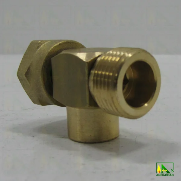 Racor enlace en T de tuerca 20x150 a H1-4 y M20x150 - Imagen Web de Ancargas ©