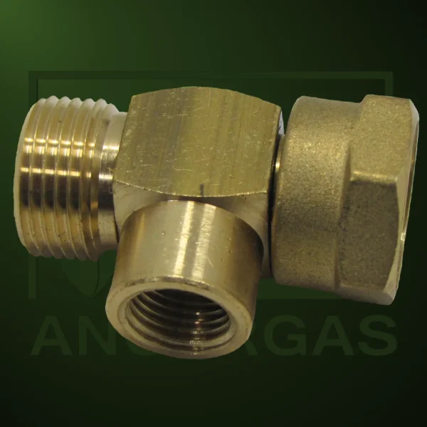 Racor enlace en T de tuerca 20x150 a H1-4 y M20x150 - Imagen Web de Ancargas ©