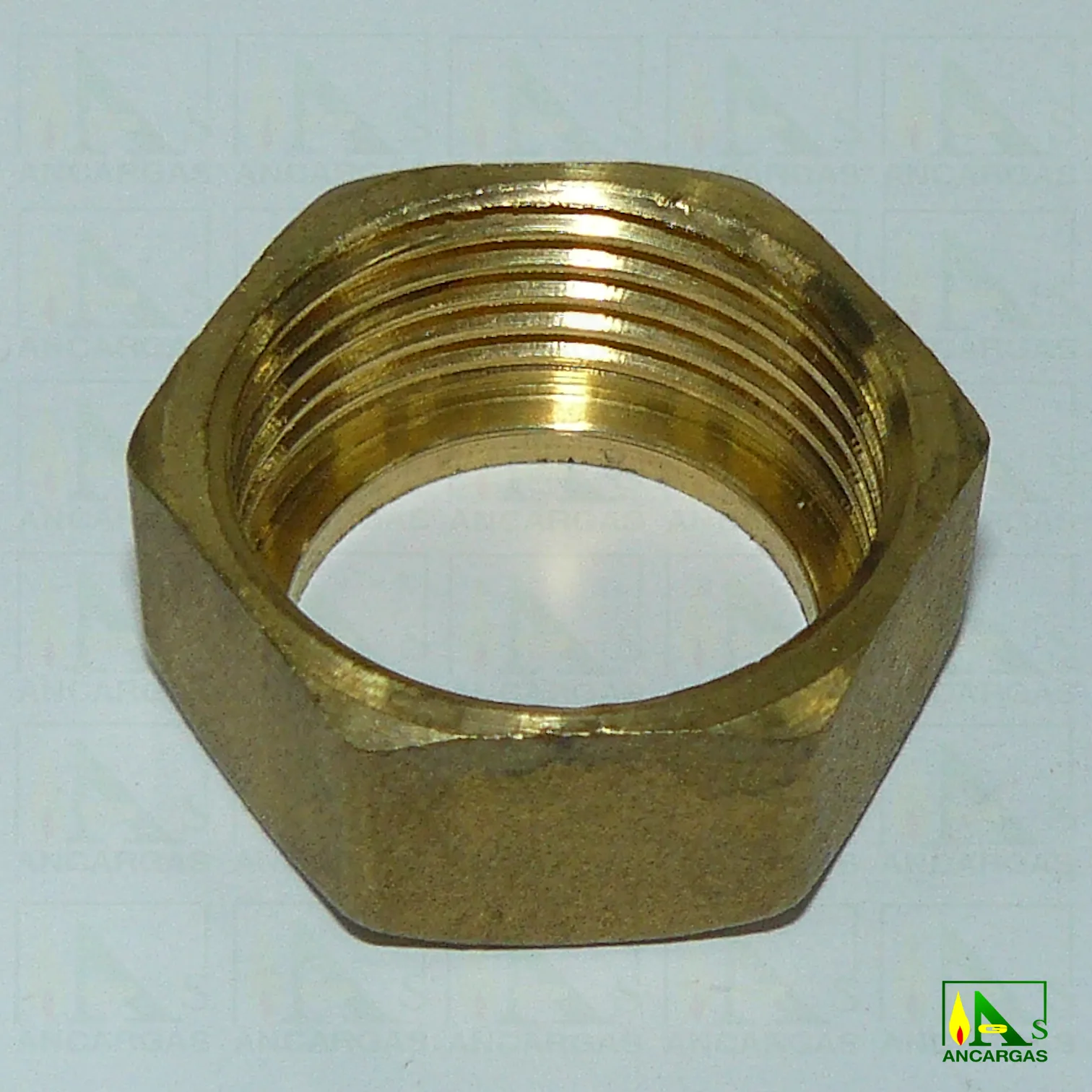 Tuerca en latón - Imagen Web de Ancargas ©