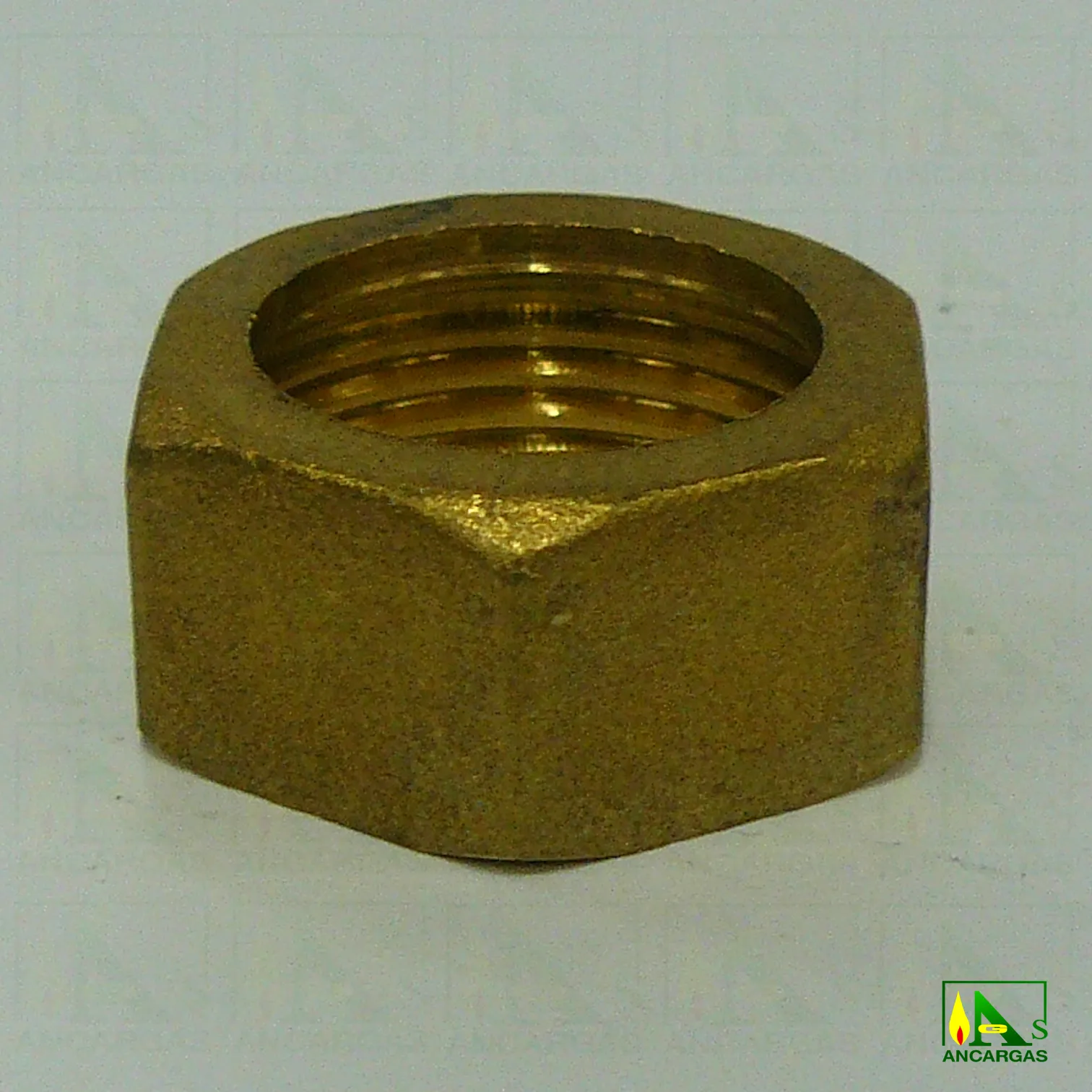 Tuerca en latón - Imagen Web de Ancargas ©