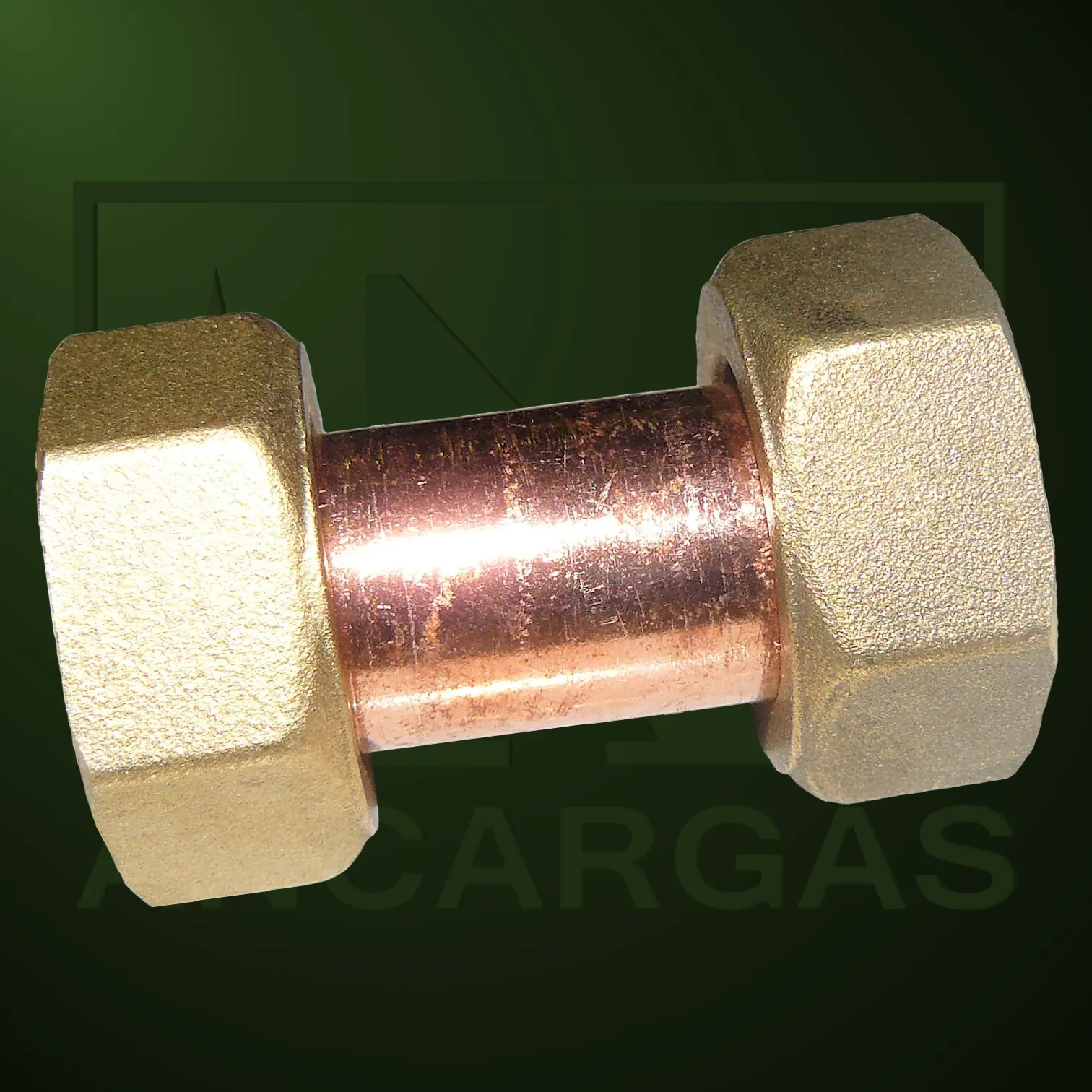 Racor doble tuerca - Imagen Web de Ancargas ©