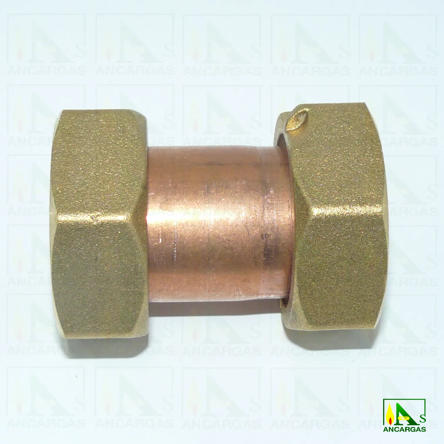 Racor doble tuerca precintable - Imagen Web de Ancargas ©