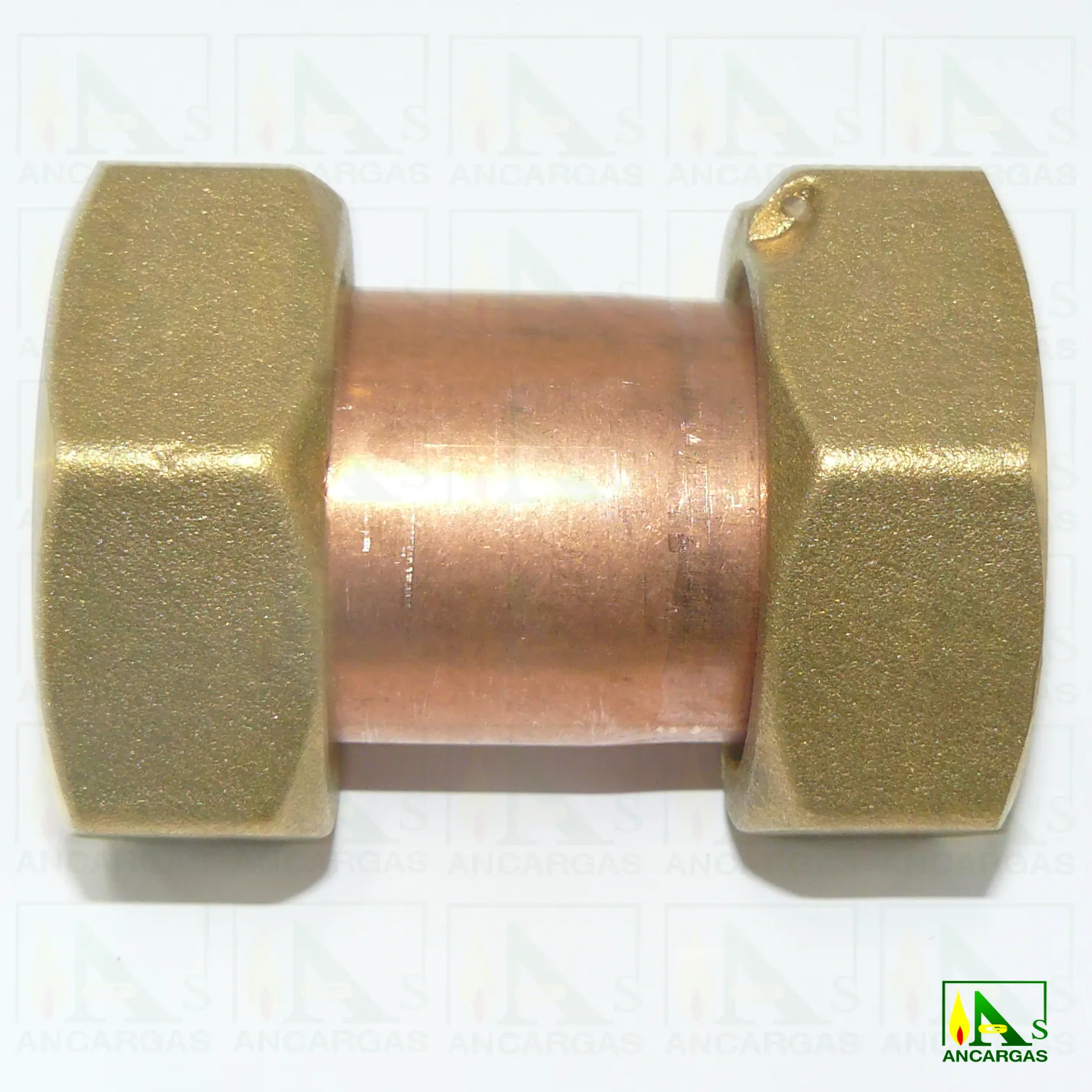 Racor doble tuerca precintable - Imagen Web de Ancargas ©