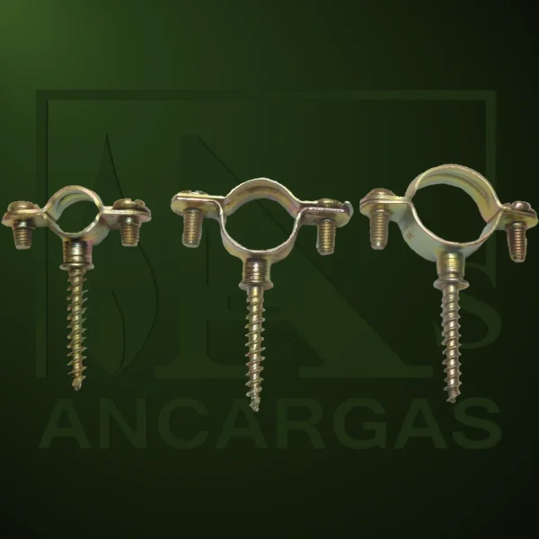 Abrazadera metálica bicromatizada - Imagen Web de Ancargas ©
