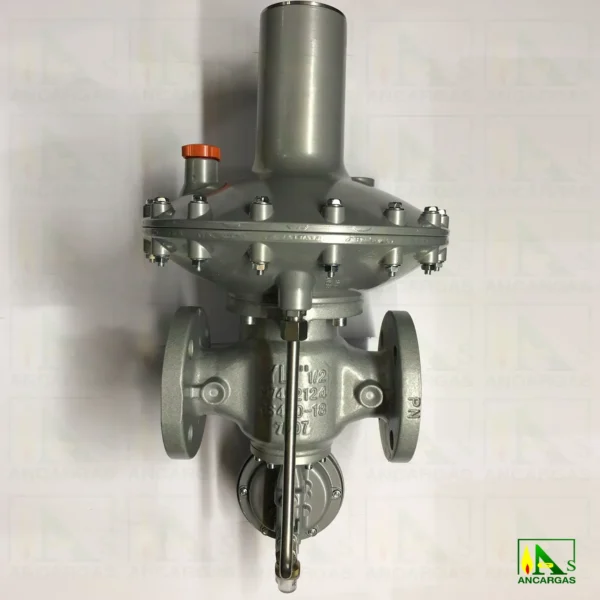 Reductor alta presión Fiorentini Dival con bridas - Imagen Web de Ancargas ©