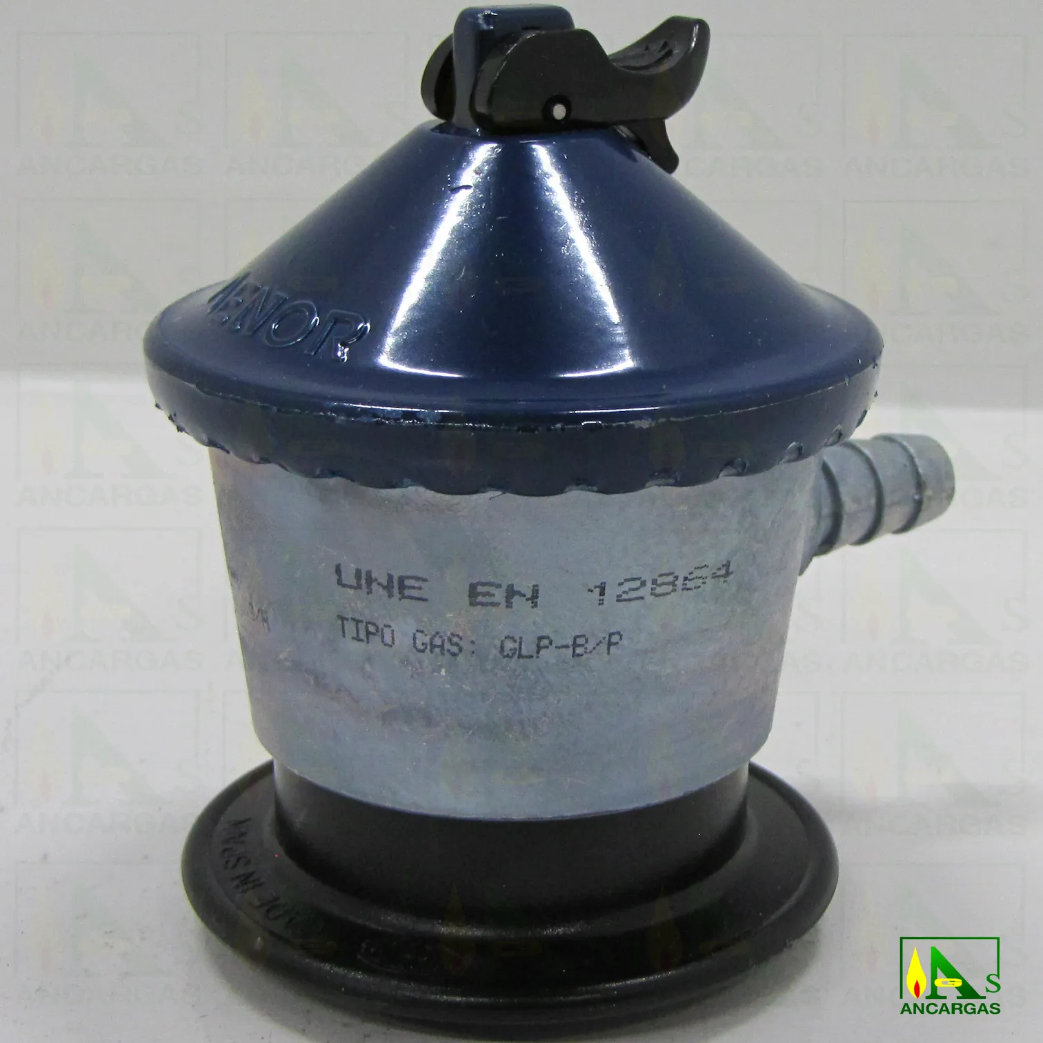 Regulador doméstico Aenor presión salida 50gcm2 - Imagen Web de Ancargas ©