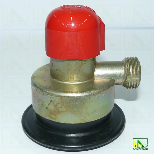 Regulador Adaptador salida libre 1/4 vuelta CABEZA ROJA - Imagen Web de Ancargas ©