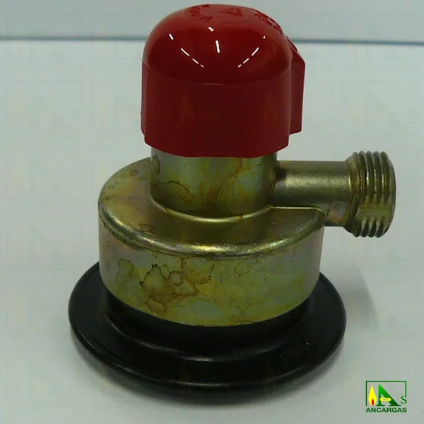 Regulador Adaptador salida libre 1/4 vuelta CABEZA ROJA - Imagen Web de Ancargas ©