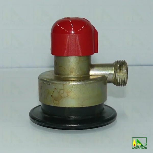Regulador Adaptador salida libre 1/4 vuelta CABEZA ROJA - Imagen Web de Ancargas ©