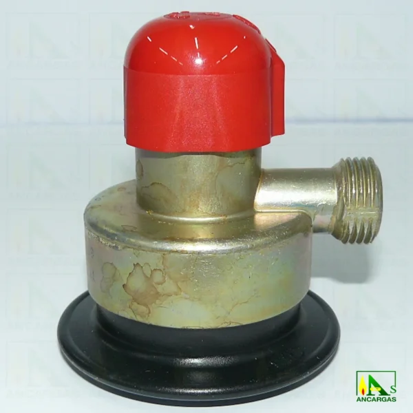Regulador Adaptador salida libre 1/4 vuelta CABEZA ROJA - Imagen Web de Ancargas ©