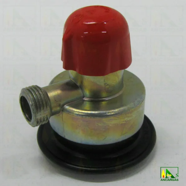 Regulador Adaptador salida libre 1/4 vuelta CABEZA ROJA - Imagen Web de Ancargas ©