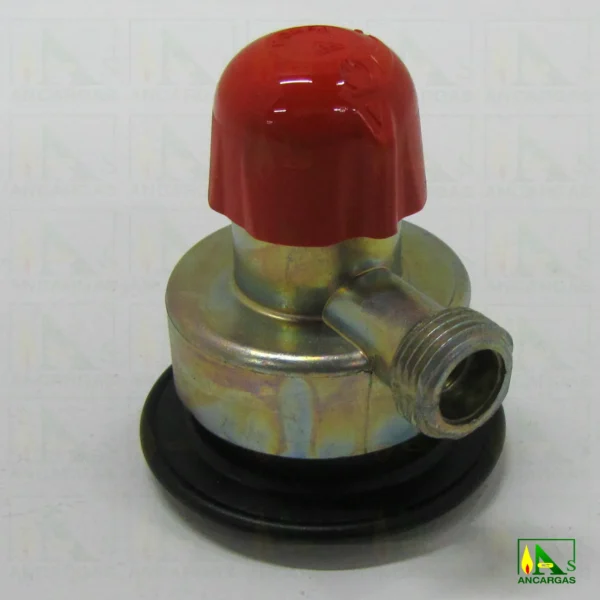 Regulador Adaptador salida libre 1/4 vuelta CABEZA ROJA - Imagen Web de Ancargas ©