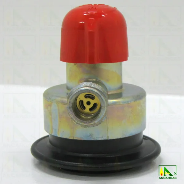 Regulador Adaptador salida libre 1/4 vuelta CABEZA ROJA - Imagen Web de Ancargas ©
