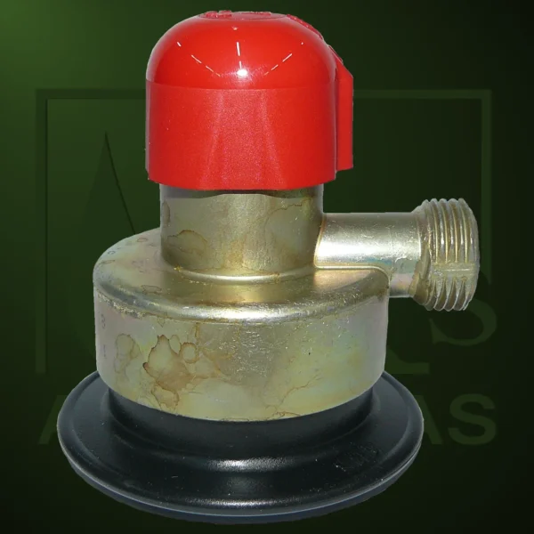 Regulador Adaptador salida libre 1/4 vuelta CABEZA ROJA - Imagen Web de Ancargas ©