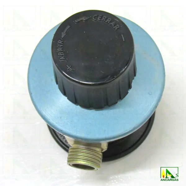 Regulador salida regulable 0-2 bar CABEZA NEGRA - Imagen Web de Ancargas ©