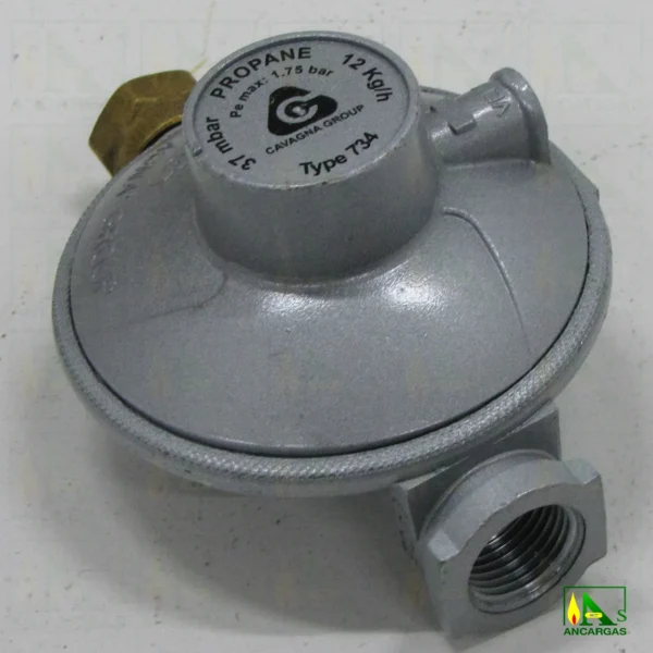 Regulador Reca 12kg 37 mbar - Imagen Web de Ancargas ©