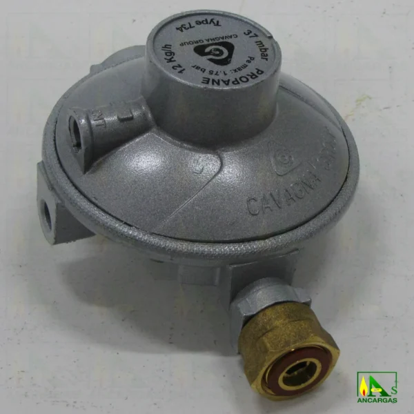 Regulador Reca 12kg 37 mbar - Imagen Web de Ancargas ©