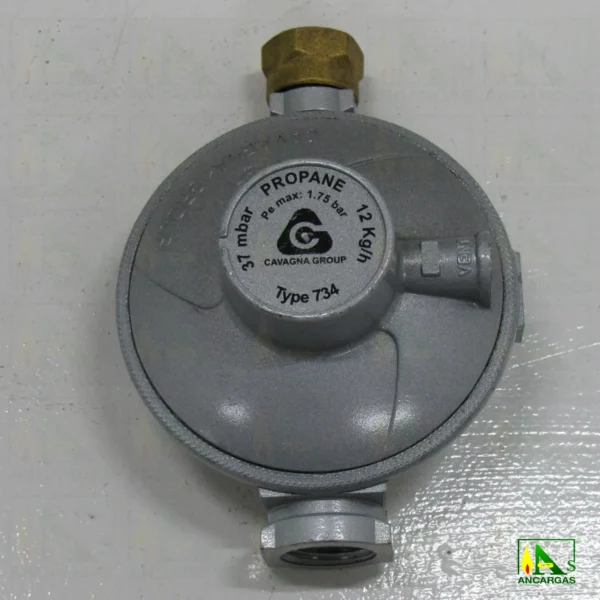 Regulador Reca 12kg 37 mbar - Imagen Web de Ancargas ©