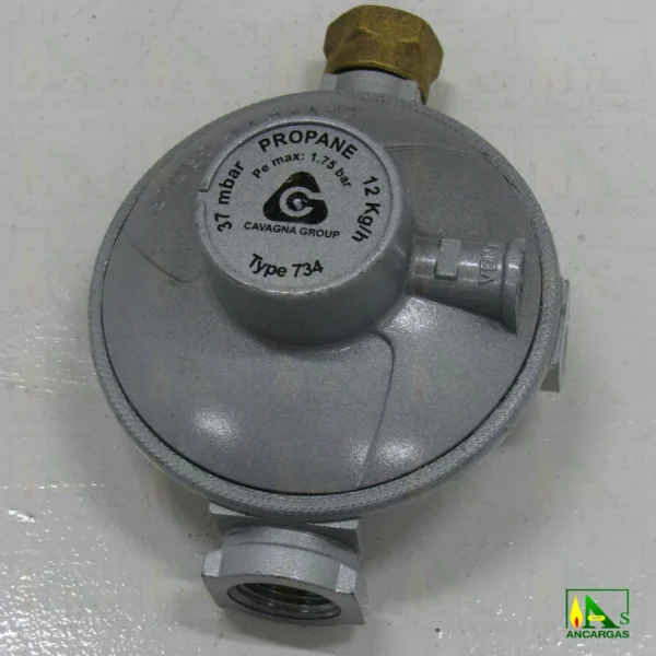 Regulador Reca 12kg 37 mbar - Imagen Web de Ancargas ©