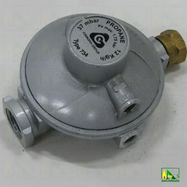 Regulador Reca 12kg 37 mbar - Imagen Web de Ancargas ©